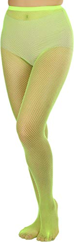 Image of ToBeInStyle Women's Sexy Vibrant Fine Classic Fishnet Full Footed Pantyhose