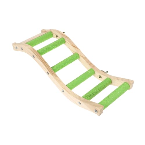 KESYOO Parrot Ladder Wooden Climbing Plaything for Birds for Parakeets Cockatiels and Parrots Enhances Activity and Mood Cage Accessory