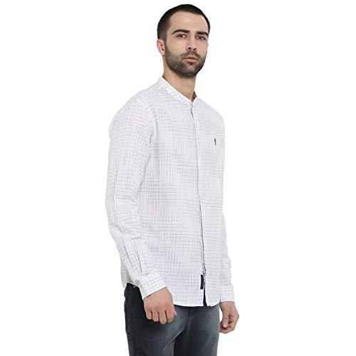 Image of Red Tape Men's Checkered Regular Fit Casual Shirt
