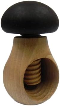 Wooden World Nutcracker Mushroom - VERY SOLID - Dark Brown