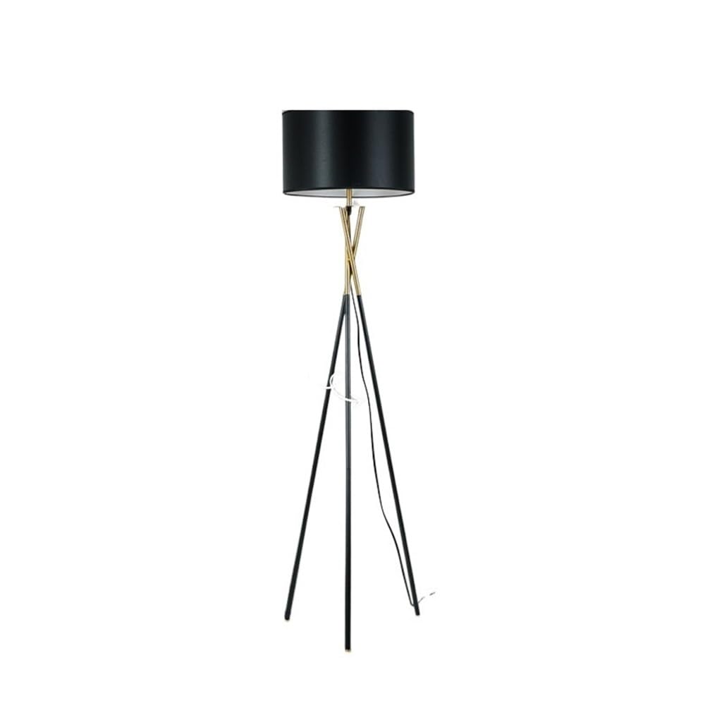 Mw9sBd8rF Floor Lamp Black Lampshade Vintage Living Room Floor Lamp Hotel Bedroom Bedside Standing Decorative Ornament Lamps