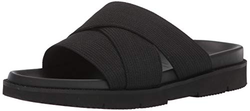 Calvin Klein Men's ROWLAND Sandal, Black webbing, 7 M US