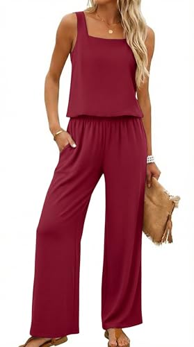 Lepunuo Two Piece Sets for Women Dressy Wide Leg Pants Lounge Sets