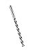 Dormer A941 Cobalt Steel Spectrum Long Length Drill Bit, AlCrN Coating, Round Shank, 130 Degree Special Point, 27/64"
