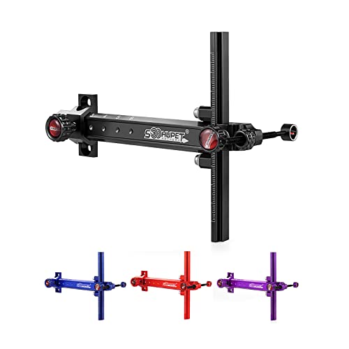Upgraded SOOHUPET 6 Inch Archery Recurve Bow Sight Accessories T Shape Archery Shooting Target Sight