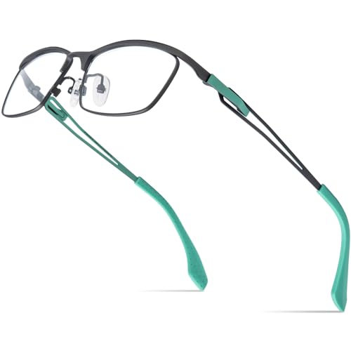 Image of FONEX Pure Titanium Glasses Frame Men Square Eyeglasses Optical Eyewear F85775