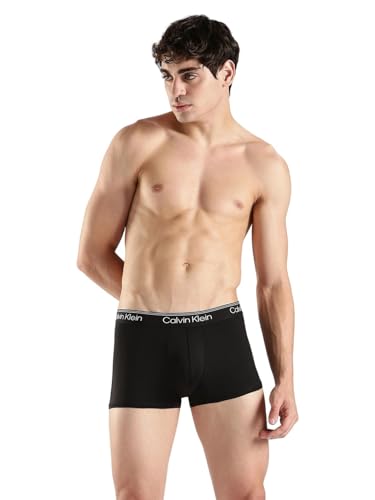 Image of Multi Solid Mid Rise Trunks - Pack of 3