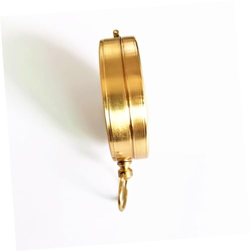 Brújula de supervivencia estilo reloj de bolsillo cobre miniatura 3
