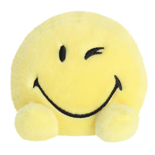 Aurora, 44301, Smiley Official Merchandise, Wink Smiley, 5In, Soft Toy, Yellow