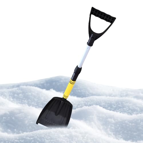 Materiale robusto: questa pala da neve per auto è progettata con materiale resistente al freddo e bordi rinforzati per garantire una lunga durata. Aiuta a rimuovere efficacemente la neve spessa e il ghiaccio, fornendo tranquillità per preparare il veicolo a circolare nelle mattine ghiacciate o dopo le tempeste.