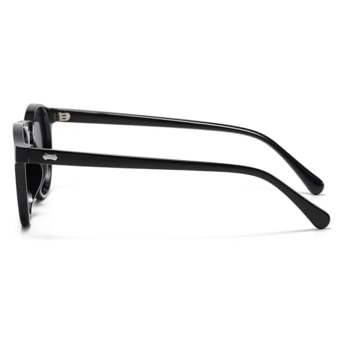Image of JOVAKIT Vintage Kids Polarized Sunglasses for Girls Boys Age 2-9, Round Sun Glasses for Children UV400 Protection