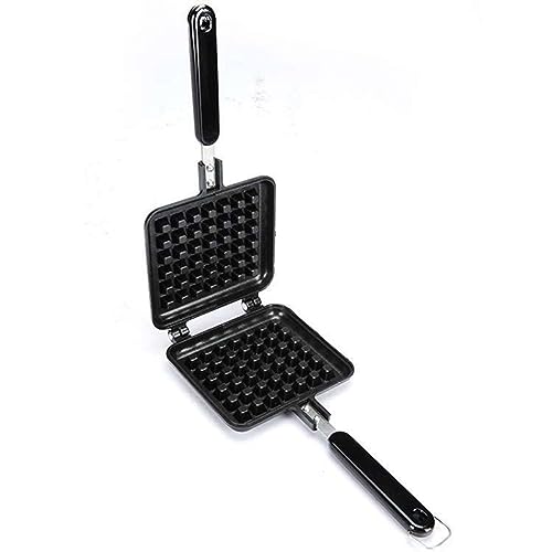 ABOOFAN Molde de torta molde para muffins Fabricante gofreras Horneando kit de decoración de pasteles tarteras para tartas molde para gofres molde antiadherente para gofres pastelero Black