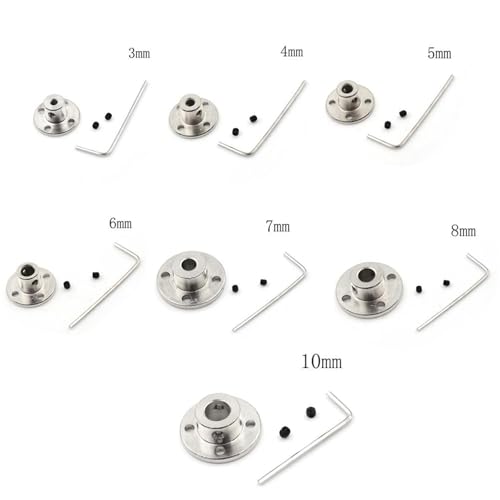 Accouplement à bride rigide 10mm en acier guidage moteur haute précision - 2