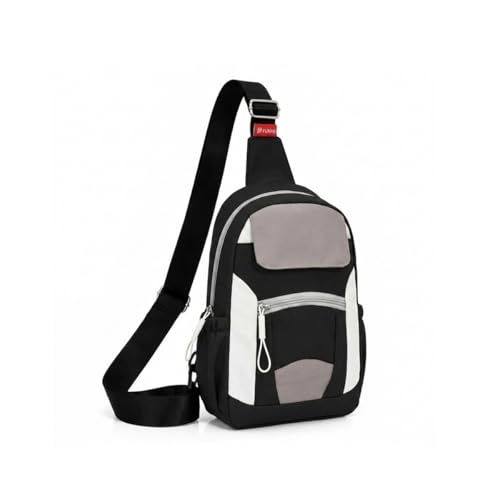 Image of GUSTAVE Small Crossbody Sling Chest Bag with Adjustable Strap, MultiPocket Daypack for Travel, Hiking, Biking, Gym, and Everyday Carry Lightweight Durable Polyester Design