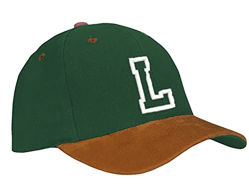 Baseball Cap Grün Weiß Gold Hut Unisex Damen Herren Lässig Verstellbarer Riemen Baseball Cap 100% Baumwolle Einstellbar Einfarbig Einheitsgröße Sonne Buchstabe A-Z