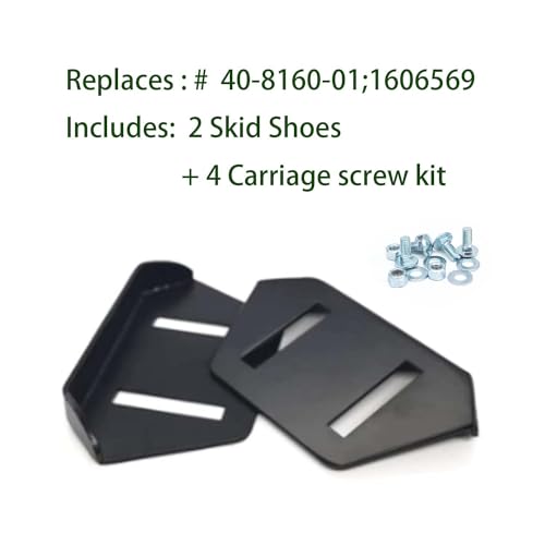 Snow Blower Skid Shoe 40-8160-01 Fits for to-ro 40-8160-01 Clinic 1606569 Snow Blower Skid Shoes(2pcs)