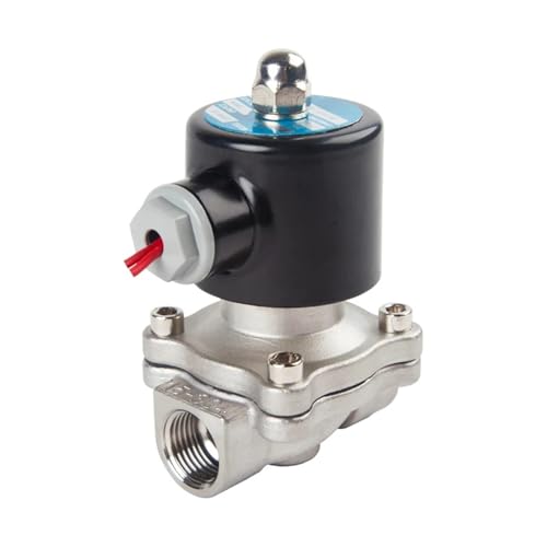 Électrovanne en acier inoxydable DN25 AC220V haute résistance durable