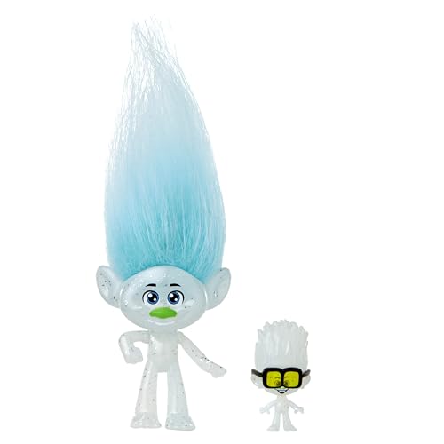 Mattel Trolls 3 Todos Juntos Muñeco Guy Diamond con Diamantito, inspirado en la película, juguete +3 años (HNF09)