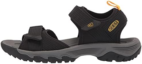 KEEN mens Targhee 3 Open Toe H2 Sport Sandal, Black/Yellow, 10 US | Image 7