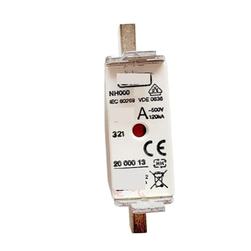 Fusible NH000 500V 35A cartouche gG de rechange pour armoire