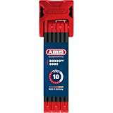 ABUS Bordo 6000 SH candado Plegable con Soporte - Candado de Bicicleta de Acero endurecido - Nivel de Seguridad 10