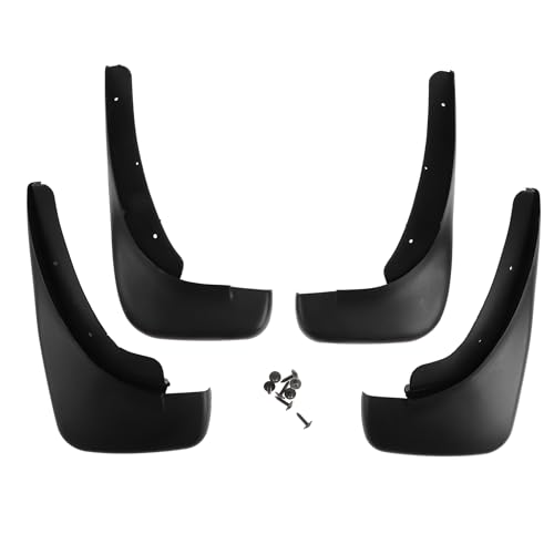 Image of Mud Flap Splash Guard - Car Front & Rear Side Mud Guards - for Volkswagen Golf 4 2003-2008 Plastic Black with Mount Accessories - 1 Set