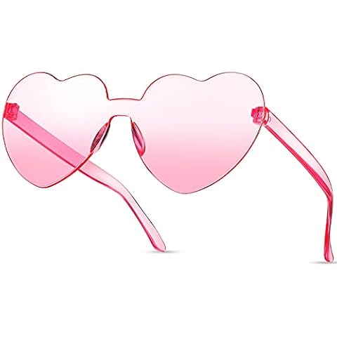 Gafas de Sol de Forma Corazón Lentes sin Montura Cover