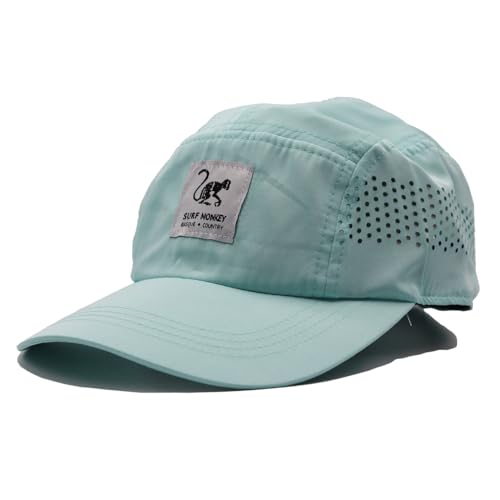 Surf Monkey Sportmütze für Damen und Herren, Einheitsgröße, schnelltrocknend, Aqua, One size
