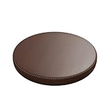 Photo Gallery hruile cuscino rotondo per sedia in ecopelle, con memory foam, di supporto, impermeabile, per interni, decorazione per casa, cucina, sala da pranzo, bistrò, bar, patio e giardino (30 cm, marrone) Photo Gallery hruile cuscino rotondo per sedia in ecopelle, con memory foam, di supporto, impermeabile, per interni, decorazione per casa, cucina, sala da pranzo, bistrò, bar, patio e giardino (30 cm, marrone)