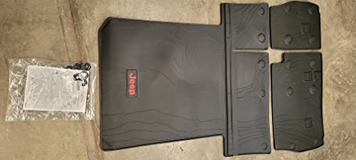 Jeep Wrangler 82215185Ac Molded Cargo Area Tray - Leather Trim Only - Without Gap Hider #TOP11
