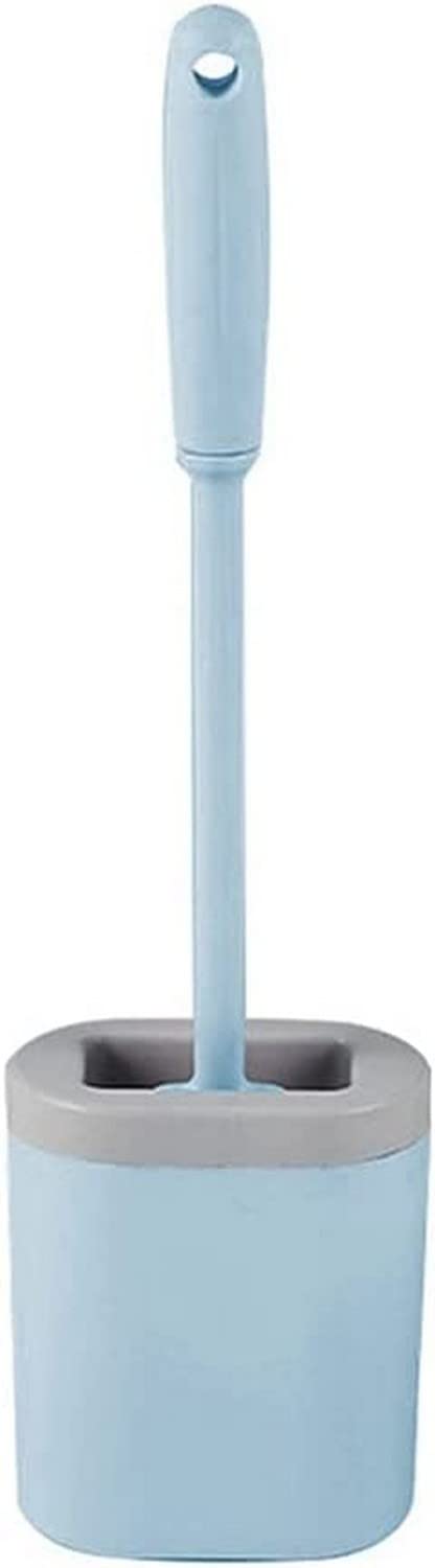 Set scopino per WC in Silicone con Supporto - Spazzola Morbida e Accessori Facili da Pulire per Il Bagno - Elegante scopino e Supporto per Pulire Facilmente Il WC
