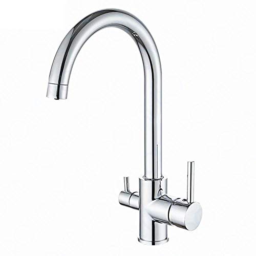 Robinet évier cuisine chrome pour préparer des repas sains en famille