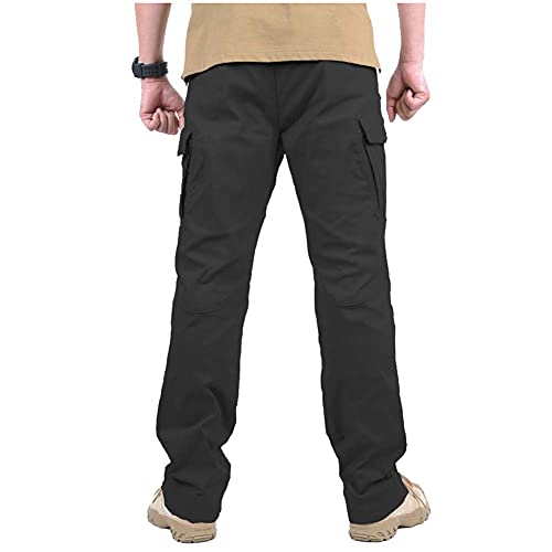 CARWORNIC Gear Men's Tactical Military Cargo Pants Stretch Cotton Outdoor Hiking Work Trousers with Multi-Function Pockets