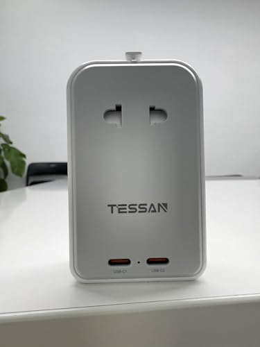 TESSAN - Adaptador de enchufe universal PD 45 W