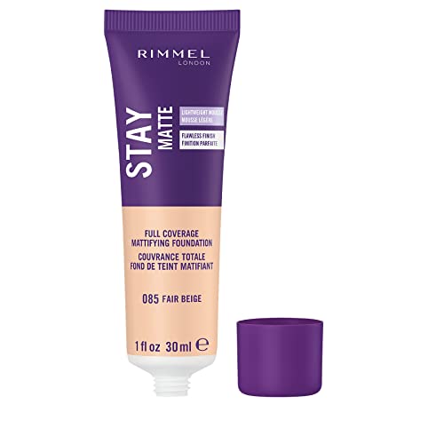 Rimmel Stay Matte Foundation, Fair Beige, 1 Fluid Ounce #TOP1
