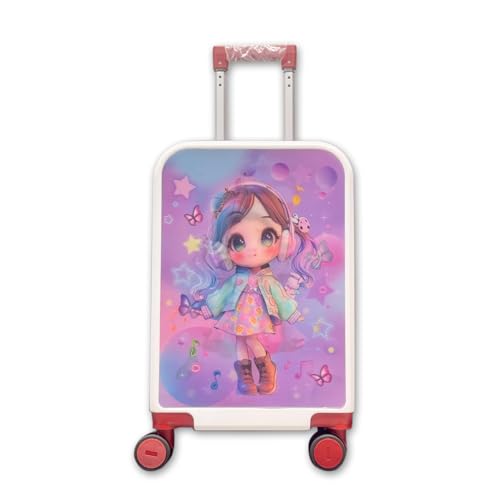 Image of Winnies 20 Inch Kids Suitcase with 8 Wheel Travel Trolley Bag (4 Day Trip)