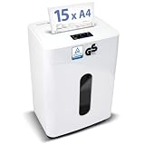 Olympia CC 2515 S Distruggidocumenti | Trituratore per carta & Shredder per documenti, CD, DVD e carte di credito | Trituratore P4 taglio a particelle | 15 fogli | 25 l