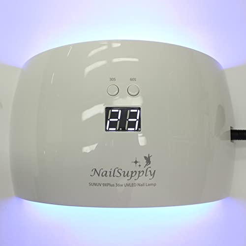 Amazon.co.jp: UV-LEDダブル光源ネイルランプ 36W UVLED SUN9X Plus 