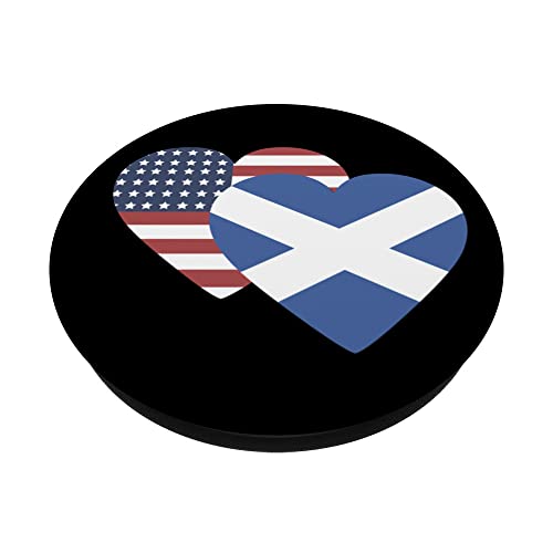 National Flag of Scotland souvenir gift for men women PopSockets Swappable PopGrip, Black - Image 2