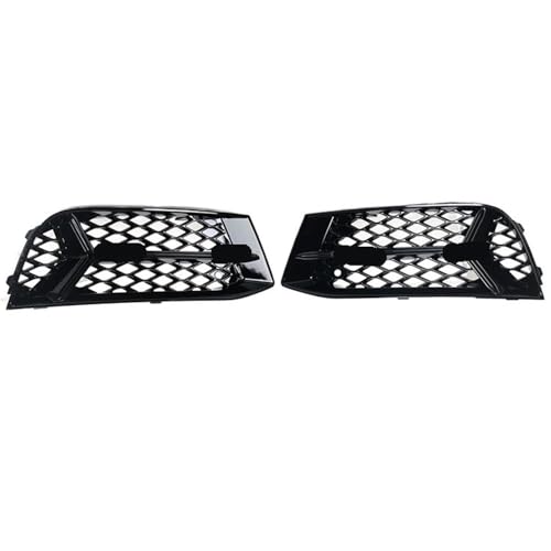 Grilles Rein A3 2017-2020 en nid d'abeille noir pour cadre de phare antibrouillard