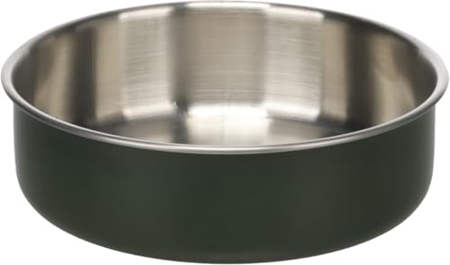ciotola per cani - ciotola Yumi verde in acciaio inox - base antiscivolo - 680ml