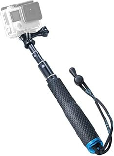 Trehapuva Selfie Stick, 19” Waterproof Extension Hand Grip Adjustable Monopod Pole Compatible with GoPro Hero(2018) Hero 10 9 8 7 6 5 4 3+ 3 Session, AKASO, Xiaomi Yi,SJCAM SJ4000 SJ5000 SJ6000 More