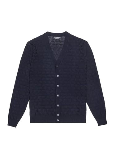Cardigan homme Antony Morato bleu MMSW01385 gilet en maille élégant