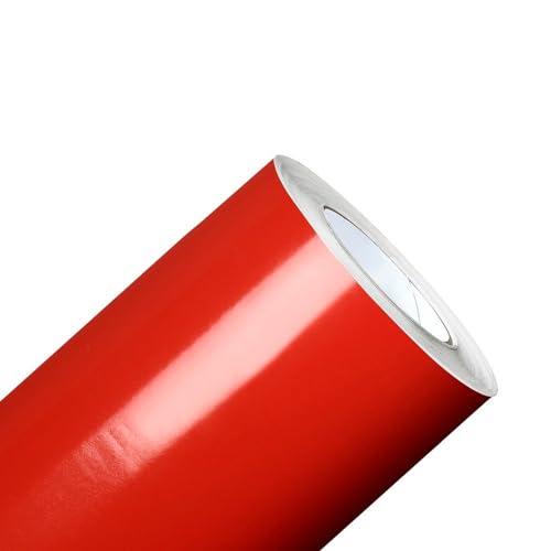 Papel Adesivo Contact Vermelho Ideal para Cozinha Quarto Sala com 10 Metros