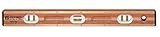 Johnson Level & Tool 636 36-Inch Flat Brass Mahogany Level
