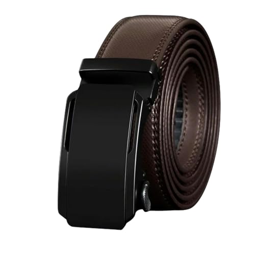 Ceinture en cuir pour hommes élégante à double ligne pour styles business et décontracté