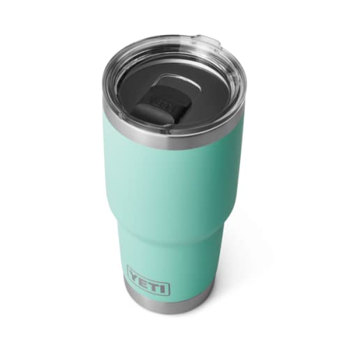 YETI Rambler Tumbler, vakuumisolierter Edelstahlbecher mit Magslider-Deckel, Meeresschaum, 887 ml