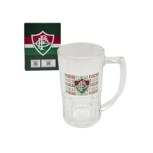 Caneca De Chopp Fluminense Vidro 340ml Fluzão