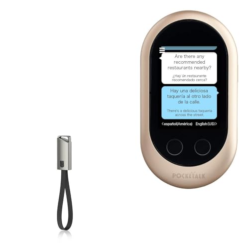 Câble Pocketalk Classic BoxWave mini chargeur USB C noir de jais