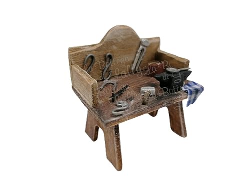 Banchetto Fabbro per Presepe - Accessori presepe